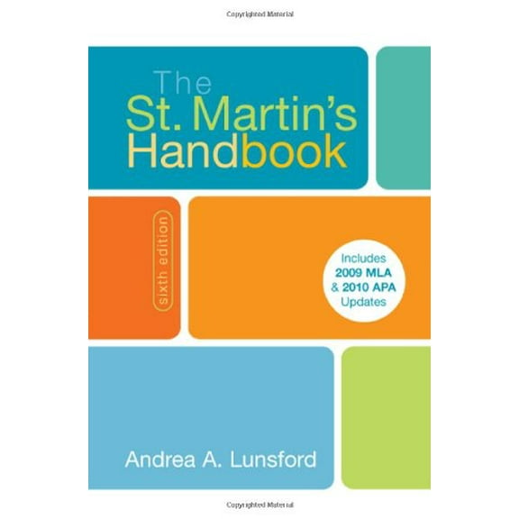 Pre-Owned The St. Martin's Handbook with 2009 MLA and 2010 Updates (Hardcover) 0312664834 9780312664831