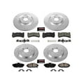 thumbnail image 3 of PowerStop Front and Rear Z23 Evolution Sport Carbon-Fiber Ceramic Brake Pad and Drilled & Slotted Rotor Kit Fits: FORD Select Models K6401, 3 of 10