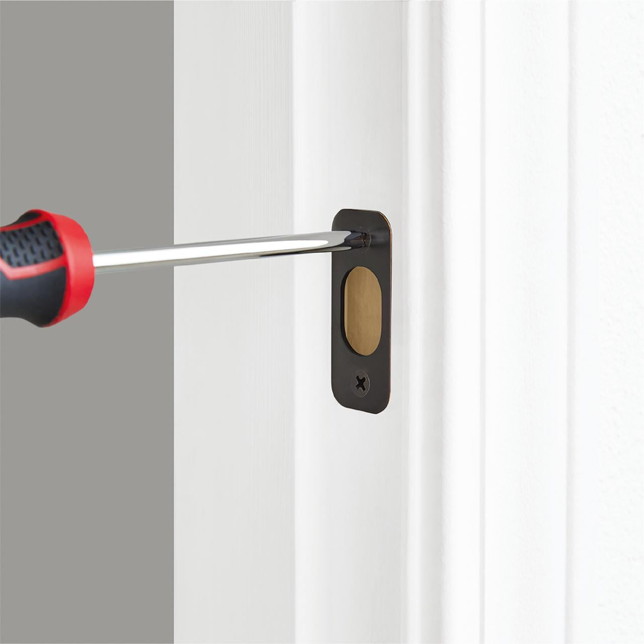 Hyper Tough Keyed Entry Ball Doorknob Lock and Single Cylinder Deadbolt Oil Rubbed Bronze Finish Combo Pack