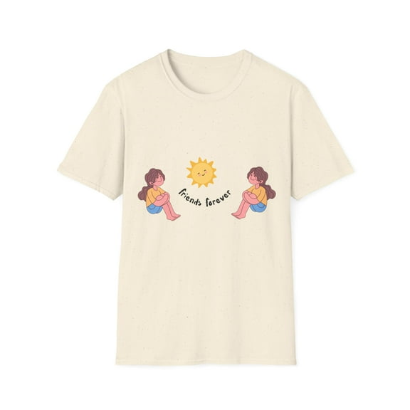 Unisex Softstyle T-Shirt Friends Forever Short Sleeve Crew Neck Cotton