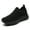 Black, variant on Womens Walking Shoes Breathable Mesh Fashion Sneakers Memory Foam Running Tennis Shoes Pink Size 7.5