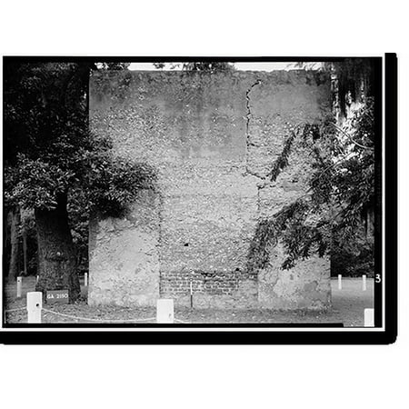 Historic Print, Horton House (Remains), Main Road, Jekyll Island, Glynn County, GA - 3, 16" x 20"