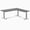 Dark Bamboo / Grey, variant on Desky Zero Bamboo L-Shape Office Desk - Dark Bamboo / 60 X 30 X 62 X 20 Inches / Matte Black