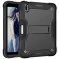 thumbnail image 2 of SaniMore for iPad 10th Generation 10.9" 2022 Case, 3 Layers Multi-Functional Case with Pencil Holder & Kickstand Heavy Duty Full Body Protective Case for Women Men, Black, 2 of 8