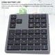 thumbnail image 4 of Y 2.4g teclado numérico inalámbrico para computadoras portátiles, computadoras PC MacBooks & Tablets, Número Portátil de Doble Modo Recargible 35 Teclas para W,, 4 of 7