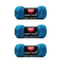 Red Heart Super Saver Macaw Yarn - 3 Pack of 141g/5oz - Acrylic - 4 Medium (Worsted) - 364 Yards - Knitting/Crochet