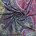 thumbnail image 5 of CosplaySpa Exquisite Paisley Pashmina Shawl - Luxurious Silk Scarf for Adult and Teen Women, 5 of 6