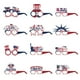 thumbnail image 1 of Paquete de 12 accesorios de decoración del 4 de julio, día conmemorativo, decoraciones patrióticas, suministros para regalos de fiesta, gafas de sol con bandera, día de la independencia, cumpleaños,, 1 of 7