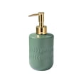 thumbnail image 2 of Dispensador recargable de jabón líquido para manos para baño: botella de vidrio con bomba para gel de ducha, champú, loción y decoración para fregadero de cocina con sello a prueba de fugas y diseño, 2 of 6