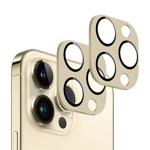 SaharaCase ZeroDamage Camera Lens Protector for Apple iPhone 14 Pro and iPhone 14 Pro Max Gold