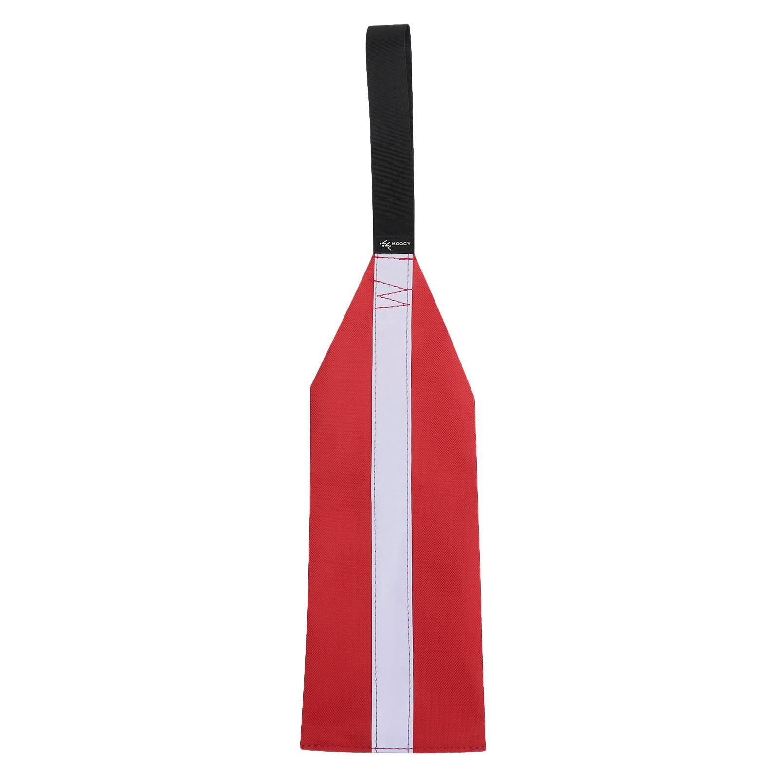 Kayak Tow Flag Highly Visible Red Safety Flags MultiPurpose Reflective Towing Safety
