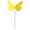 Yellow, variant on THHEIC 1 Pack 3D Butterfly Stakes for Garden Decor, 12cm Fake Butterflies Stake for Lawn, Patio, Yard, Pathway, Indoor and Outdoor Ornaments