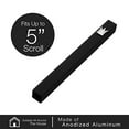 thumbnail image 5 of A&S Mezuzot Aluminum Adi Slider Mezuzah Case with Crown Shin Design Door Mezuza for Parchment Scroll Home Blessing Decor (Black, 12cm-5inch), 5 of 6