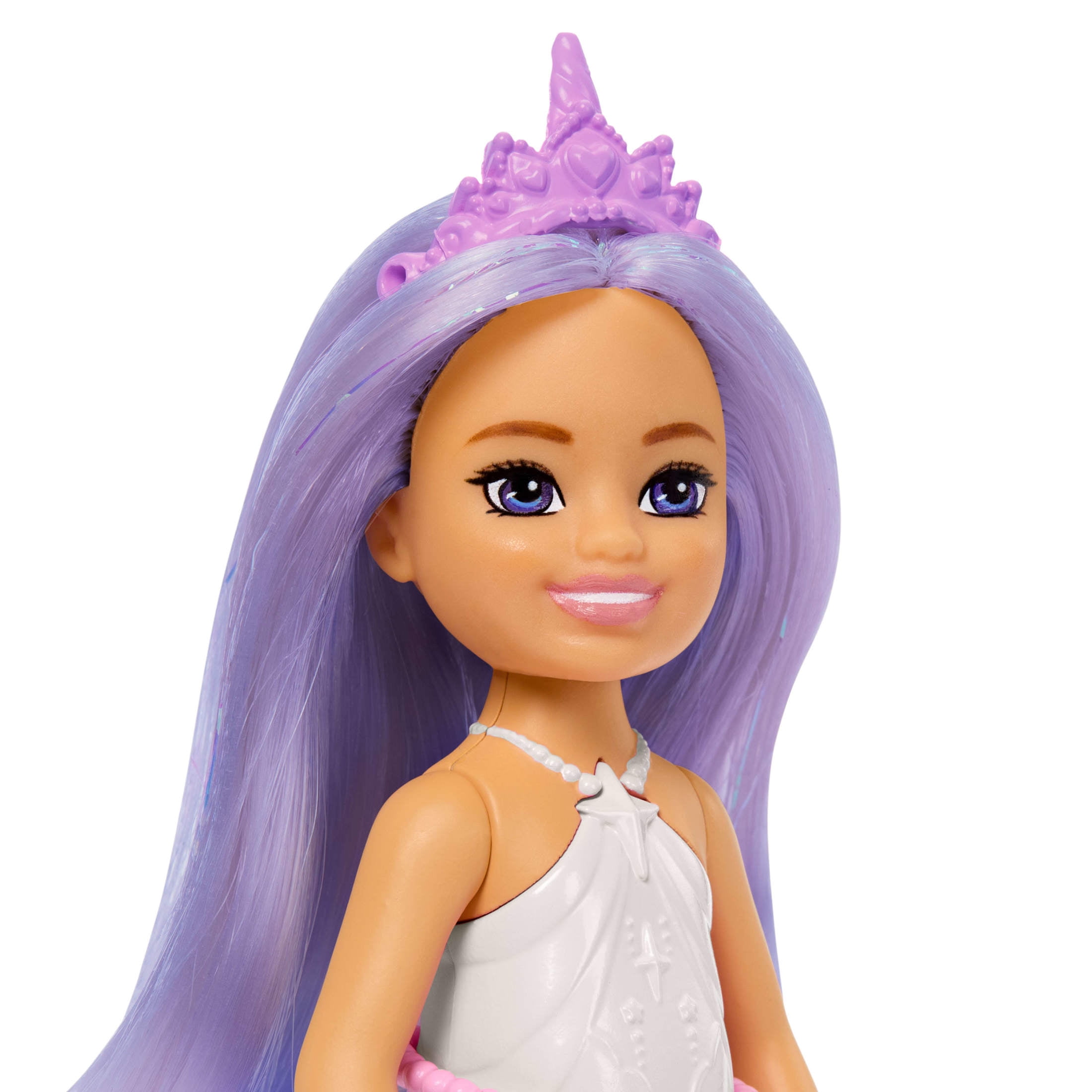 Unicorn-inspired Chelsea Barbie Doll with Lavender Hair, Unicorn Toys