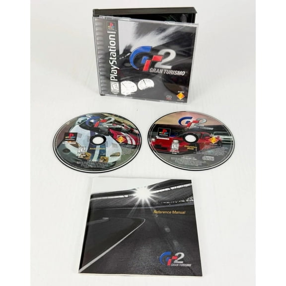 Pre-Owned Gran Turismo 2 - Complete in Box - Black Label - Tested - PS1 Playstation 1