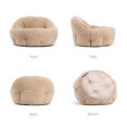 thumbnail image 4 of Best Friends By Sheri Deep Dish Sherpa Cuddler Cat Bed, Beige, Standard, 4 of 5