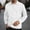White, variant on Adult Polo Shirt Men Long Sleeve Button Polo Tees Lightweight White Shirt for Men