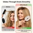 thumbnail image 5 of Electric Spray Air Cushion Massage Comb, Electric Spray Hair Cushion Comb, 5 in 1 Air Cushions Brush, Mist and Brush, Anti-Frizz Hydrating Hair Brushs for Dry Frizzy (white without essential oil), 5 of 8