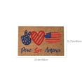 thumbnail image 3 of Twfbrm Patriotic Independence Day Bath Rug 4th of July Welcome Mats Outdoor Non Slip Rubber Entrance Floor Mat Rug for Independence Day Memorial Day Home Indoor Outdoor Holiday Decoration, 3 of 6