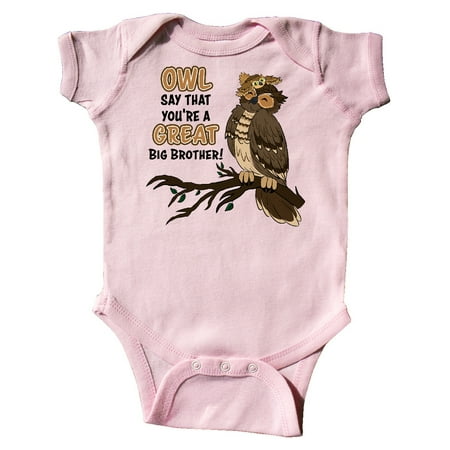 

Inktastic Owl Say That You re A Great Big Brother-Cute Owl Family Gift Baby Boy or Baby Girl Bodysuit