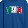 thumbnail image 3 of Instant Message - Team Italy - Men's Long Sleeve T-Shirt, 3 of 6