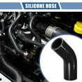 thumbnail image 2 of Unique Bargains 1 Pcs 48mm 1.89" ID 90mm 3.54" Length 45° Black Car Silicone Hose, 2 of 7