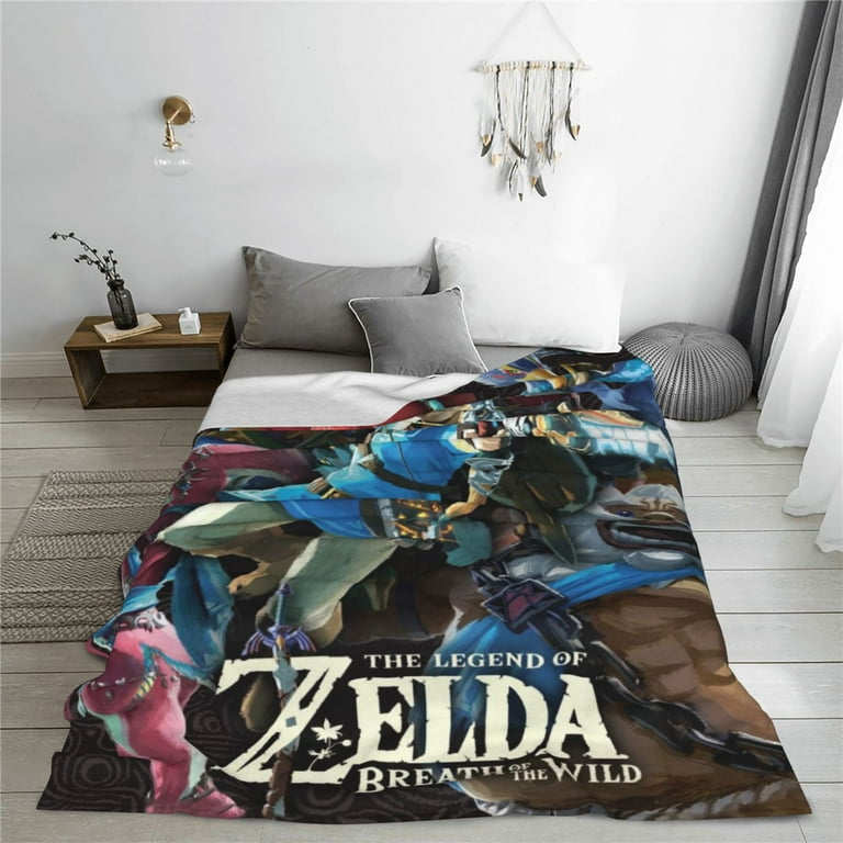 Fleece Blanket Legend Of Zelda Breath Of The Wild Blanket Zelda