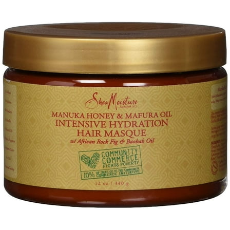 Shea Moisture Manuka Honey & Mafura Oil Intensive Hydration Masque, 12 Ounce