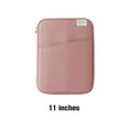 thumbnail image 2 of Tablet Sleeve Bag Laptop Pouch Soft Computer Handbag Notebook Keyboard Storage Zipper Closure Mouse Organizer Business Pink 11inch, 2 of 7