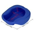 thumbnail image 4 of UrbanEden Nursing Bedpan Heavy Duty Urinal Bedpan Slipper Bedpan With Lid For Elderly Bed Bound Adults, Thicken Bedpan, Bed Bound Bedpan, Female Bed Pan With Handle, Portable Bedpan, Male Bedpan, 4 of 7