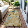 thumbnail image 6 of Addison Rugs Chantille Indoor/Outdoor Transitional Modern Gold Washable Runner Rug, 2'3" x 7'6", 6 of 6