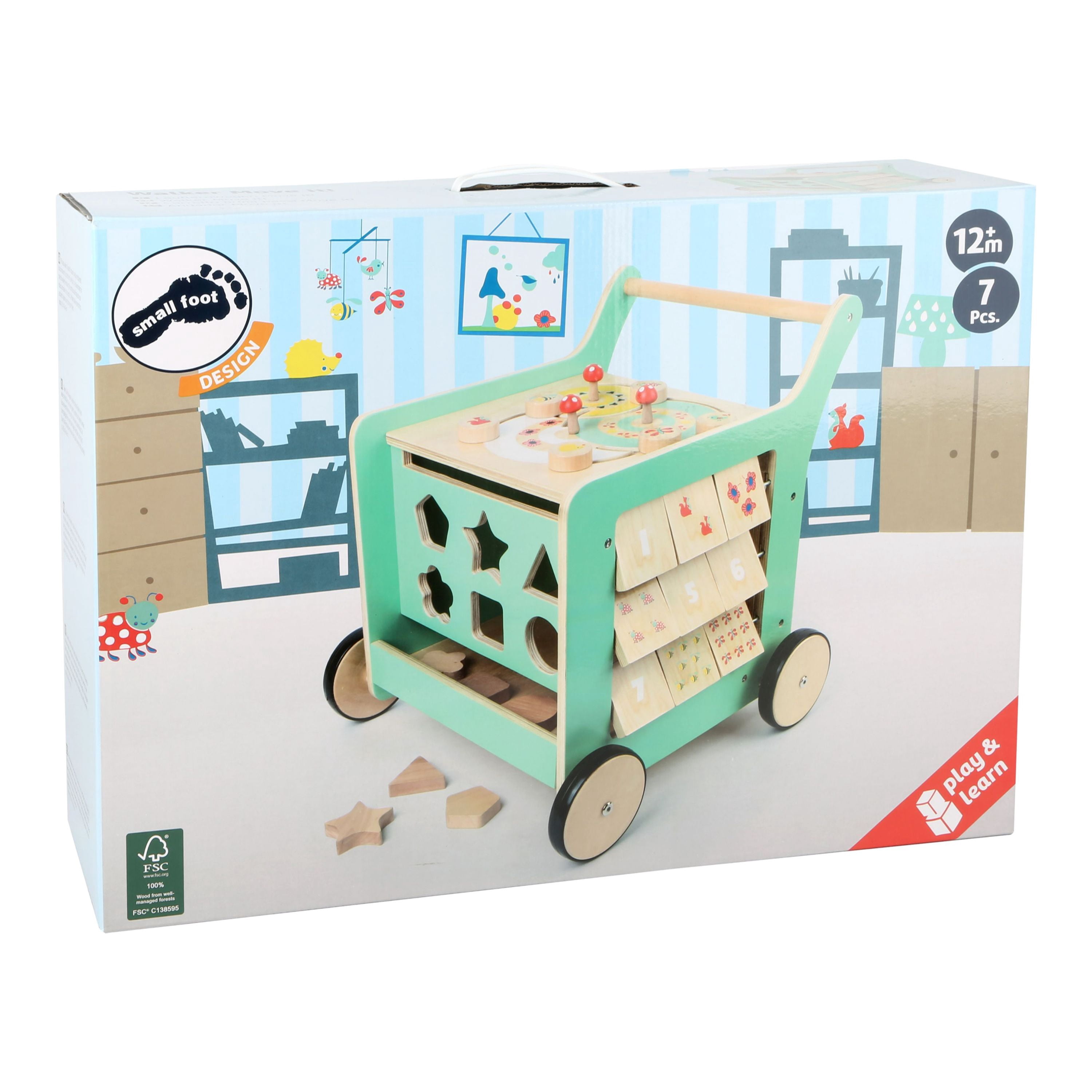 small foot wooden toys walker