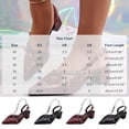 thumbnail image 3 of Samdudou Strappy Heels for Women Closed Toe Pointed Front Slingback Pumps Glossy Finish Elegant Criss Cross Multiple Buckle Straps Chunky Block Heel Evening Banquet Shoes, 3 of 9