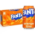 thumbnail image 3 of (2 pack) Fanta Orange Soda Pop, 12 fl oz, 18 Pack Cans, 3 of 11