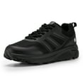 thumbnail image 6 of FitVille Mens Trail Running Shoe Breathable Lightweight Wide Shoes for Men, Black, 12 Wide, 6 of 6