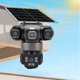 thumbnail image 1 of Cámara De Seguridad Solar 4G Triple Lente 2MP HD Monitoreo De 3 Con Detección De Movimiento Detección De Forma Humana Panel Solar 8W Para Vigilancia De Huertos De, 1 of 7