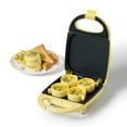thumbnail image 2 of RICARDO Mini Plaque de Cuisson, Surface Antiadhésive, 4 Moules En Silicone, Chauffage Uniforme, Verrouillage, Facile À Nettoyer, 520W, Jaune, 2 of 6