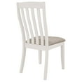 thumbnail image 3 of DPlus Vertical Slat Back Dining Side Chair Off White (Set of 2), 3 of 5