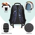 thumbnail image 4 of Aplkyhs Blue Axolotl School Backpack for Students 6-18 Ergonomic Padded Shoulder Straps Large Capacity Bookbag for Elementary Middle High School Boys Girls Daily Use, 4 of 7