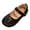 Black, variant on Gyujnb Hollow Cutout Mary Jane Shoes Hook and Loop Breathable Flat Casual Shoes (Toddler,Little Girls),5.5-6 Years