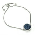 thumbnail image 4 of 14.6mm Polished Rhodium Plated Bolo Bracelet, 10 inches, 4 of 4