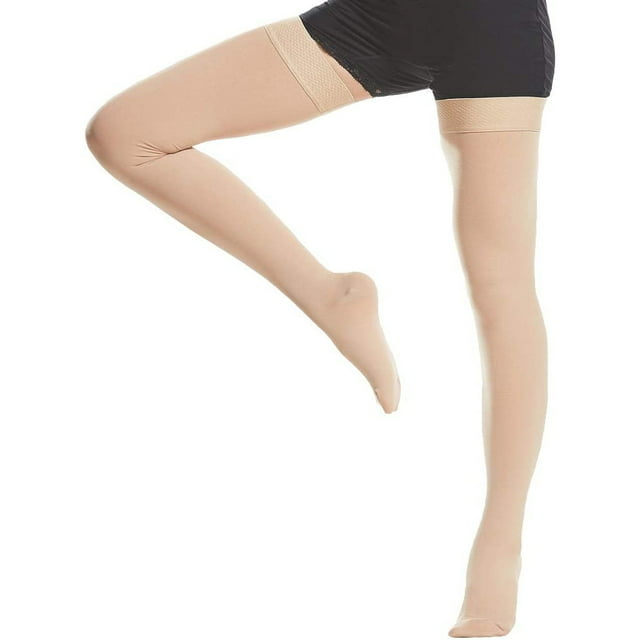 Thigh High Compression Stockings Varicose Veins Support Sport Stockings