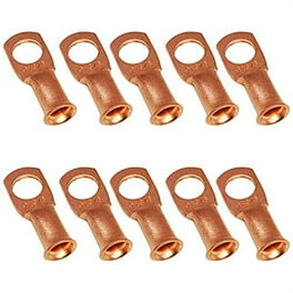 60 Pcs Copper Wire Lugs 12 10 8 6 AWG with Heat Shrink Set 30Pcs Heavy Duty Battery Cable Closed End Tubular Battery Terminal Connectors 30Pcs Heat Shrink Tubing Assortment Kit Walmart