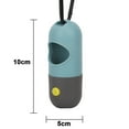 thumbnail image 4 of Soporte para bolsa de caca de perro con luz LED Dispensador de bolsa de caca Soporte de bolsa de perro para correa con soporte de bolsas con rollo Bolsas de caca de perro Accesorios para caminar Ormromra 223008-1, 4 of 8