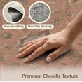 thumbnail image 6 of ODIKA 8'x10' Washable Area Rug Terracotta Elegance with Intricate Floral Motifs Elegant Design Symmetrical for Living Room, Under Sectional, Family , Durable, Non-Slip, 6 of 7