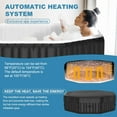 thumbnail image 5 of Slsy Hot Tub - 75"L X 75"W X 25"H Inflatable Hot Tub, 4-6 Person Portable Blow Up Hot Tub Square Portable Outdoor Spa with 130 Bubble Jets, Built in Heater Pump, 2 Filter, 5 of 9