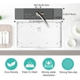 thumbnail image 3 of Kitchen Sink Splash Guard Faucet Mat -1 PC Super Absorbent Fast Drying Mat Sink Gadgets-Splash Guard Behind Faucet Drip Catcher for Kitchen, Bathroom,Sink Mat, Dish Drying Mat, Bathroom(23.5" X 5.5" ), 3 of 6