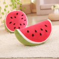 thumbnail image 3 of Cool Semicircle Watermelon Plush Pillow Stuffed Triangular Fruit Doll, 3 of 5