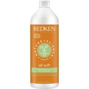 Redken Nature + Science All Soft Vegan Shampoo - 33.8 oz (1 Liter)