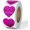 Purple Laser, variant on 500Pcs Red Heart Stickers, 1" Valentines Day Love Shape Labels, Self-Adhesive Heart Stickers for Mother’s Day, Envelopes, Wedding, Crafting, Scrapbooking, Gift, Award Charts (Red)